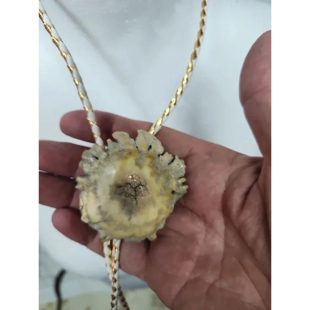 Extra fancy  crown  bolo tie